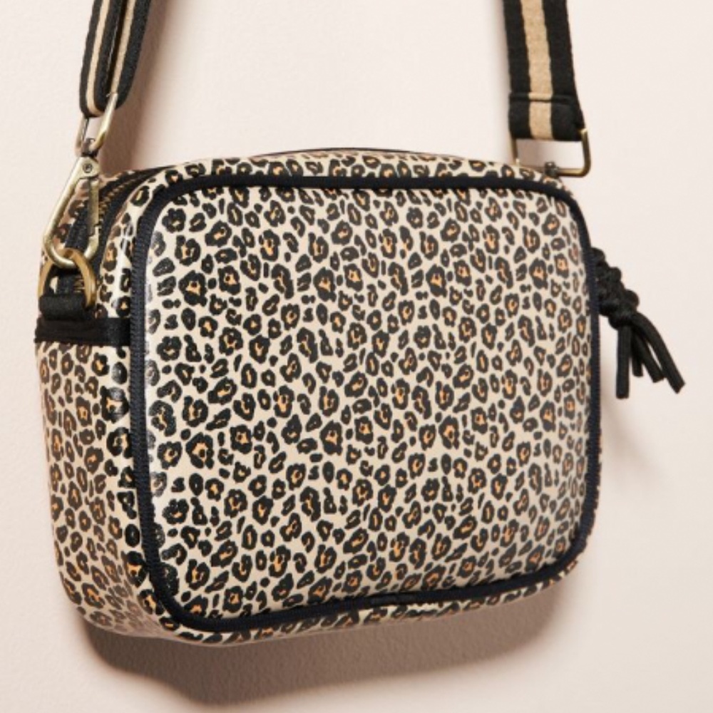 Leopard Print Clutch/Crossbody Bag- Brand New